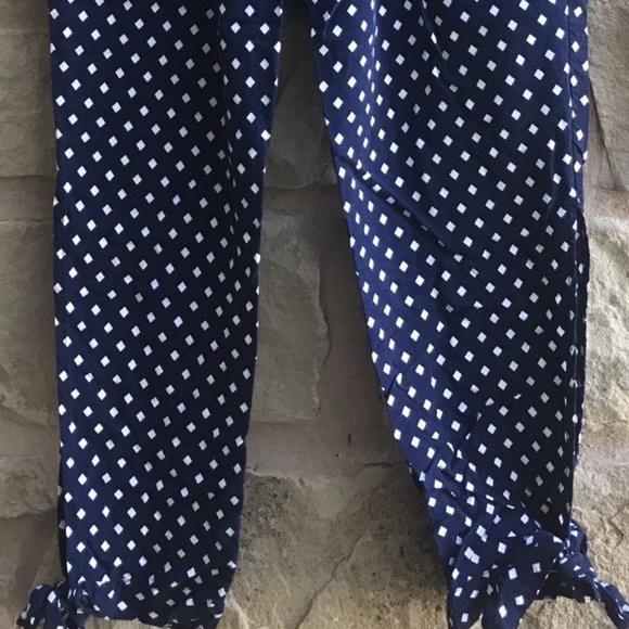 Anthropologie Pants - Anthropologie Pull On Navy Lounge Pants Size XS